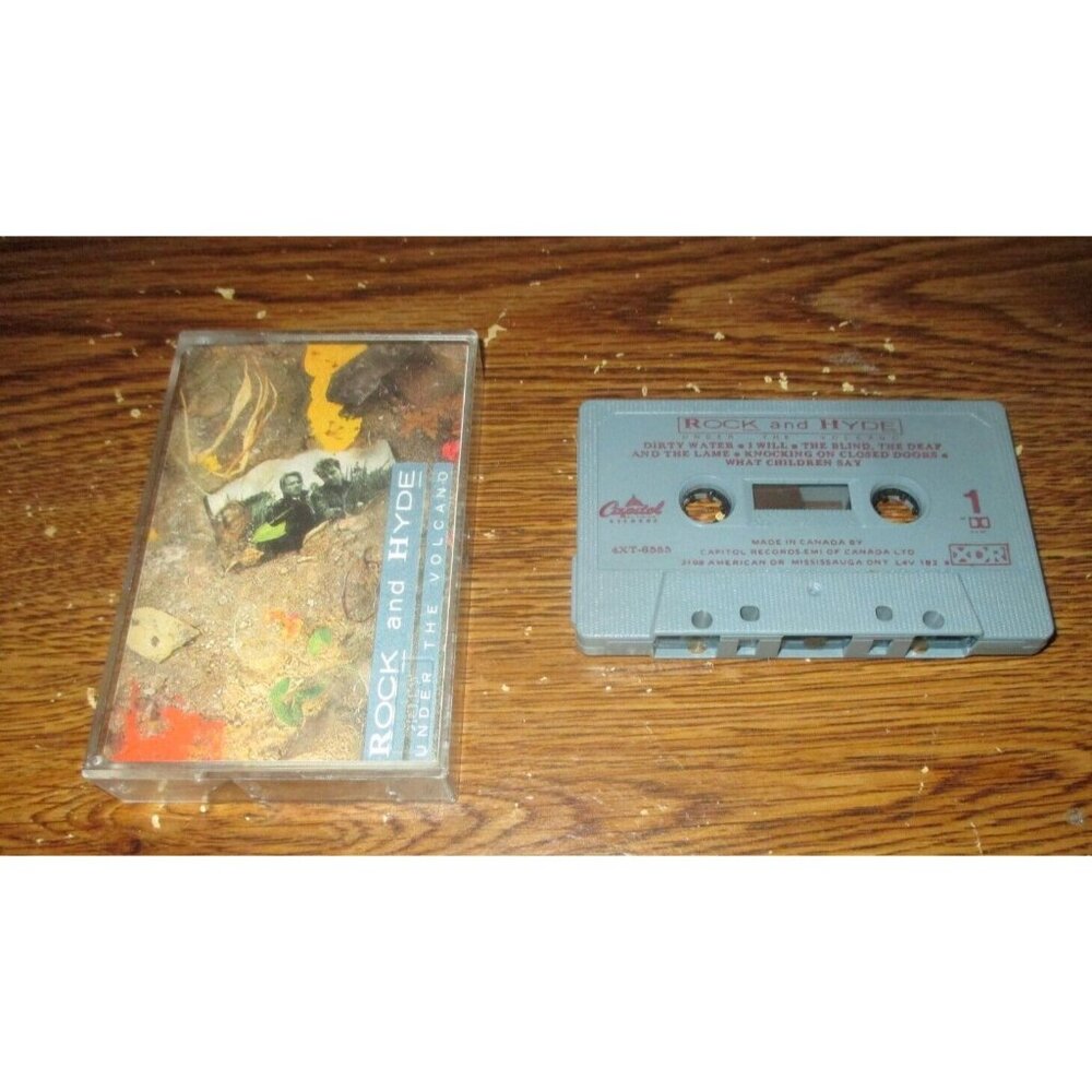 Rock and Hyde - Under the Volcano on cassette (Capitol / EMI Records, 1987)